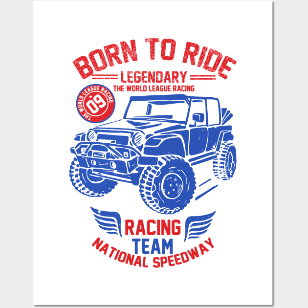 born to ride Wall Art by garudadua